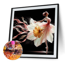 Load image into Gallery viewer, Diamond Painting - Full Round - Daffodil and dancing girl (40*40CM)
