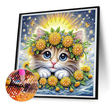 Load image into Gallery viewer, Diamond Painting - Partial Special Shaped - Cat (30*30CM)
