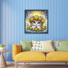 Load image into Gallery viewer, Diamond Painting - Partial Special Shaped - Cat (30*30CM)
