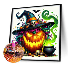 Load image into Gallery viewer, Diamond Painting - Full Round - Pumpkin wizard (40*40CM)