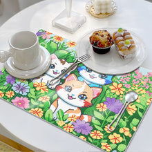 Load image into Gallery viewer, Animal Diamond Painting Placemat Heat Resistant Non-Slip Diamond Art Table Mat