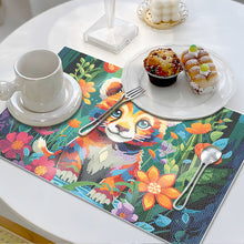 Load image into Gallery viewer, Animal Diamond Painting Placemat Heat Resistant Non-Slip Diamond Art Table Mat