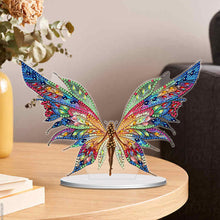 Load image into Gallery viewer, Acrylic Fairy with Wing Desktop Diamond Art Kits Diamond Painting Desktop Decors