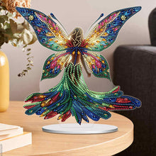 Load image into Gallery viewer, Acrylic Fairy with Wing Desktop Diamond Art Kits Diamond Painting Desktop Decors