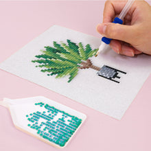 Load image into Gallery viewer, Mini Diamond Painting Set - Full Square - Small green plants (14*18CM)