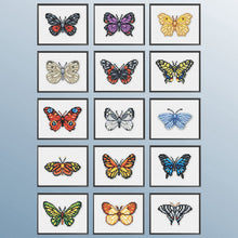 Load image into Gallery viewer, Mini Diamond Painting Set - Full Square - Butterfly (20*16CM)