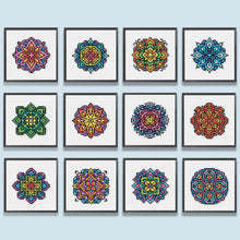 Load image into Gallery viewer, Mini Diamond Painting Set - Full Square - Mandala (16*16CM)