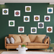 Load image into Gallery viewer, Mini Diamond Painting Set - Full Square - Mandala (16*16CM)