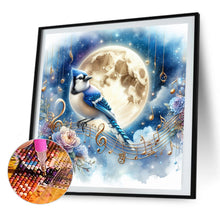 Load image into Gallery viewer, AB Diamond Painting - Full Round - Bluebird in Moonlight (40*40CM)