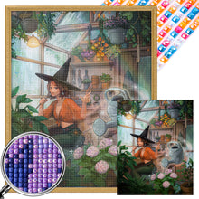 Load image into Gallery viewer, AB Diamond Painting - Full Square - Witch (40*50CM)