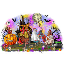 Load image into Gallery viewer, Diamond Painting - Full Round - Halloween (60*40CM)