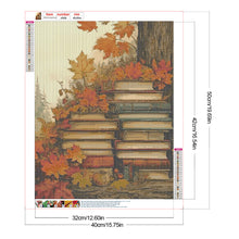 Load image into Gallery viewer, Diamond Painting - Full Round - Maple Leaf and Book (40*50CM)