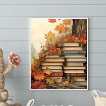 Load image into Gallery viewer, Diamond Painting - Full Round - Maple Leaf and Book (40*50CM)