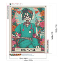Load image into Gallery viewer, Diamond Painting - Full Round - Skull Doctor Tarot Card (40*50CM)