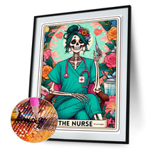 Load image into Gallery viewer, Diamond Painting - Full Round - Skull Doctor Tarot Card (40*50CM)