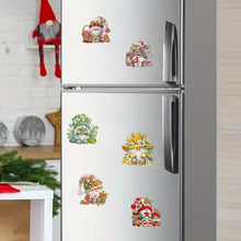 Load image into Gallery viewer, 6Pcs Diamond Painting Refrigerator Magnets Diamond Art Kits (Fruit and Gnome)