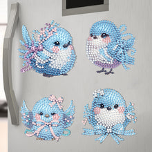 Load image into Gallery viewer, 6Pcs Diamond Painting Refrigerator Magnets Diamond Art Kits (Blue Bird Baby)