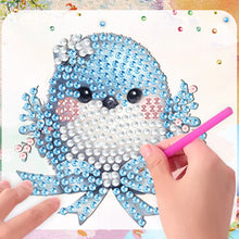 Load image into Gallery viewer, 6Pcs Diamond Painting Refrigerator Magnets Diamond Art Kits (Blue Bird Baby)