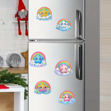 Load image into Gallery viewer, 6Pcs Diamond Painting Refrigerator Magnets Diamond Art Kits (Rainbow Star)