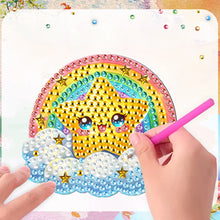 Load image into Gallery viewer, 6Pcs Diamond Painting Refrigerator Magnets Diamond Art Kits (Rainbow Star)