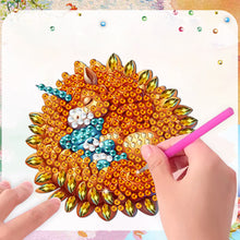 Load image into Gallery viewer, 6Pcs Diamond Painting Refrigerator Magnets Diamond Art Kits (Flower Unicorn)
