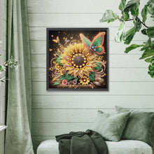 Load image into Gallery viewer, Diamond Painting - Partial Special Shaped - Sunflower (30*30CM)