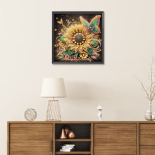 Load image into Gallery viewer, Diamond Painting - Partial Special Shaped - Sunflower (30*30CM)