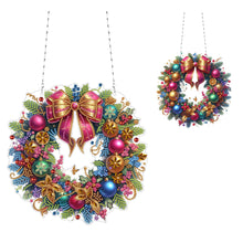 Load image into Gallery viewer, Acrylic Special Shaped Christmas Diamond Art Painting Garland Spot Drill Garland