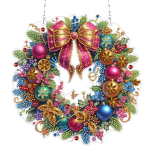 Load image into Gallery viewer, Acrylic Special Shaped Christmas Diamond Art Painting Garland Spot Drill Garland