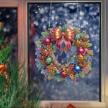 Load image into Gallery viewer, Acrylic Special Shaped Christmas Diamond Art Painting Garland Spot Drill Garland