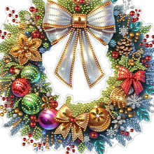 Load image into Gallery viewer, Acrylic Special Shaped Christmas Diamond Art Painting Garland Spot Drill Garland
