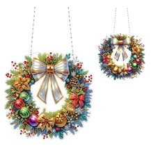 Load image into Gallery viewer, Acrylic Special Shaped Christmas Diamond Art Painting Garland Spot Drill Garland