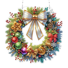 Load image into Gallery viewer, Acrylic Special Shaped Christmas Diamond Art Painting Garland Spot Drill Garland