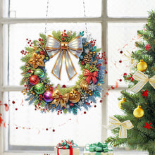 Load image into Gallery viewer, Acrylic Special Shaped Christmas Diamond Art Painting Garland Spot Drill Garland