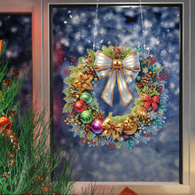 Load image into Gallery viewer, Acrylic Special Shaped Christmas Diamond Art Painting Garland Spot Drill Garland