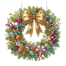 Load image into Gallery viewer, Acrylic Special Shaped Christmas Diamond Art Painting Garland Spot Drill Garland