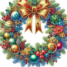 Load image into Gallery viewer, Acrylic Special Shaped Christmas Diamond Art Painting Garland Spot Drill Garland