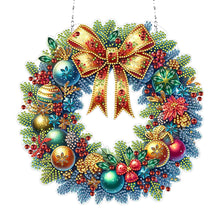 Load image into Gallery viewer, Acrylic Special Shaped Christmas Diamond Art Painting Garland Spot Drill Garland