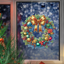 Load image into Gallery viewer, Acrylic Special Shaped Christmas Diamond Art Painting Garland Spot Drill Garland