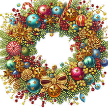 Load image into Gallery viewer, Acrylic Special Shaped Christmas Diamond Art Painting Garland Spot Drill Garland