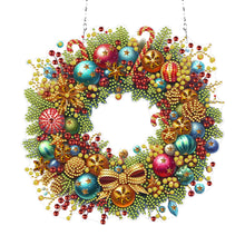 Load image into Gallery viewer, Acrylic Special Shaped Christmas Diamond Art Painting Garland Spot Drill Garland