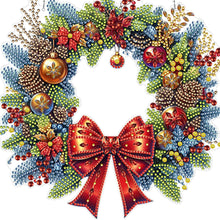 Load image into Gallery viewer, Acrylic Special Shaped Christmas Diamond Art Painting Garland Spot Drill Garland