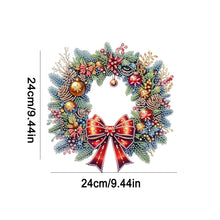 Load image into Gallery viewer, Acrylic Special Shaped Christmas Diamond Art Painting Garland Spot Drill Garland