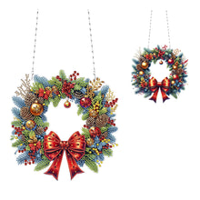 Load image into Gallery viewer, Acrylic Special Shaped Christmas Diamond Art Painting Garland Spot Drill Garland