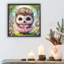 Load image into Gallery viewer, Diamond Painting - Partial Special Shaped - Little Hedgehog in a Skirt (40*40CM)