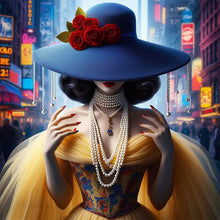 Load image into Gallery viewer, AB Diamond Painting - Full Round - City Girl (40*40CM)