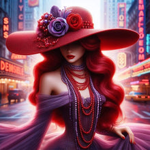 Load image into Gallery viewer, AB Diamond Painting - Full Round - City Girl (40*40CM)