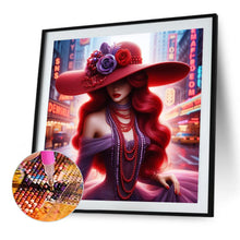 Load image into Gallery viewer, AB Diamond Painting - Full Round - City Girl (40*40CM)