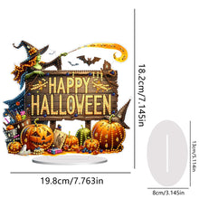 Load image into Gallery viewer, Acrylic Halloween Pumpkin Witch Diamond Painting Desktop Ornaments Kit for Home