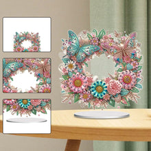 Load image into Gallery viewer, Acrylic Wreath 5D DIY Table Top Diamond Painting Ornament Kits for Beginner